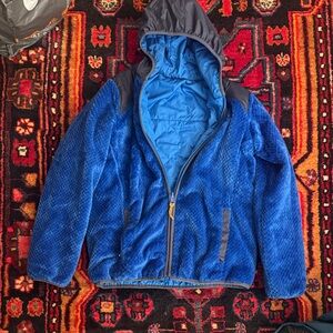 Vibrant Blue reversible llbean Jacket